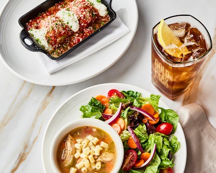 Lunch Trio Meatballs Ricotta