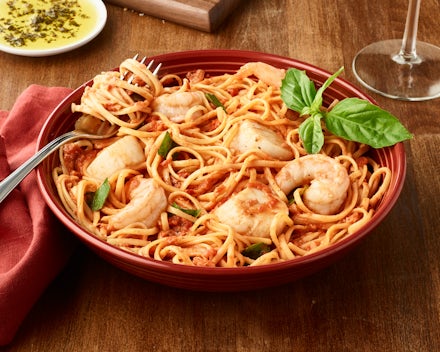 Shrimp Scallop Linguine Vodka