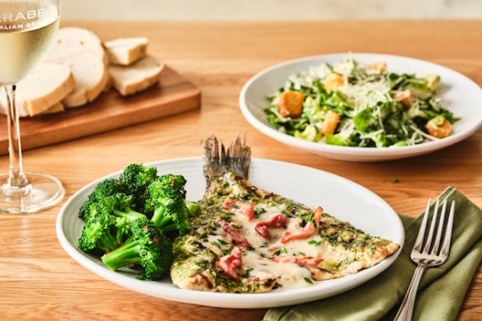Lemon Butter Pesto Branzino