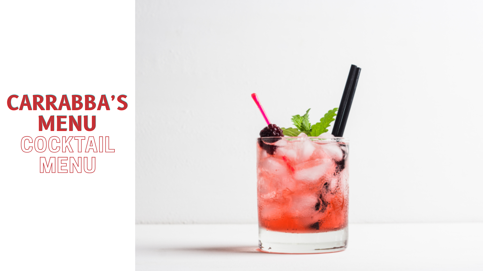Cocktail Menu