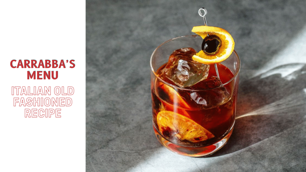 Italian Old Fashioned Recipe