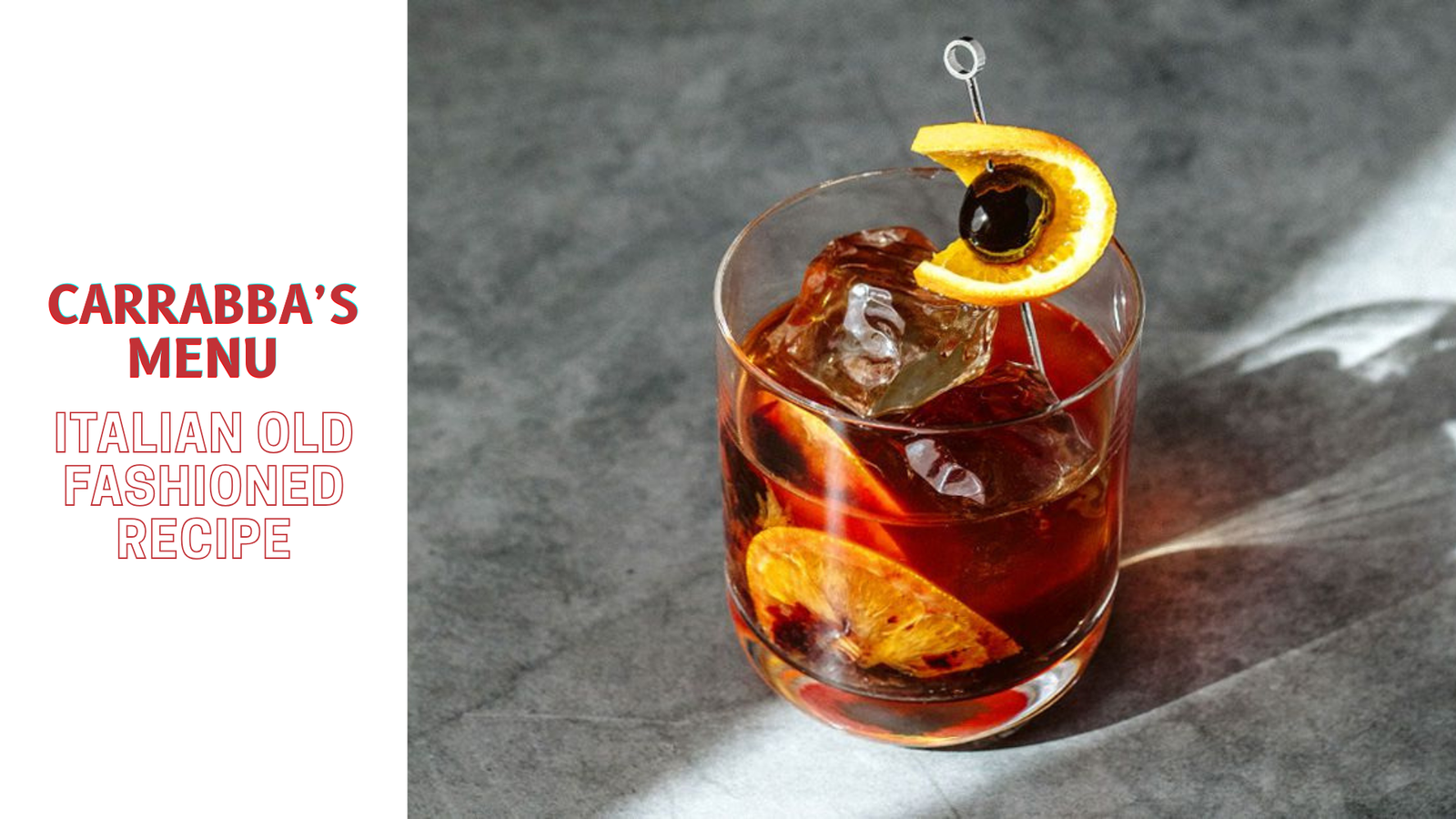 Italian Old Fashioned Recipe